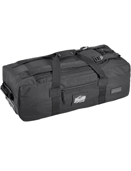 Defcon 5 borsa da viaggio Trolley da viaggio con spallacci-70 litri-Nero