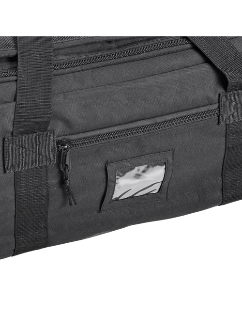 Bolsa de viaje Defcon 5 Bolsa de viaje con ruedas y correas para los hombros - 70 litros-Negro