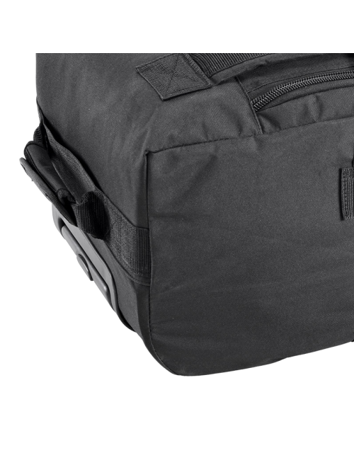 Bolsa de viaje Defcon 5 Bolsa de viaje con ruedas y correas para los hombros - 70 litros-Negro