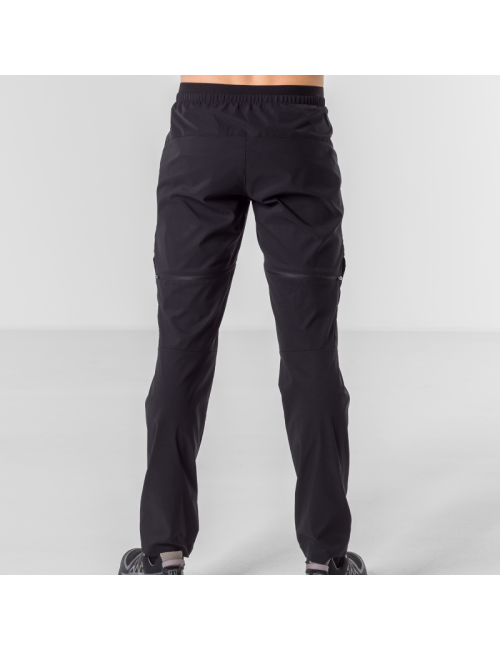 Pantalones de trekking con cremallera Loeffler M Zip-Off Trekking Pants Tapered CSL - Negro
