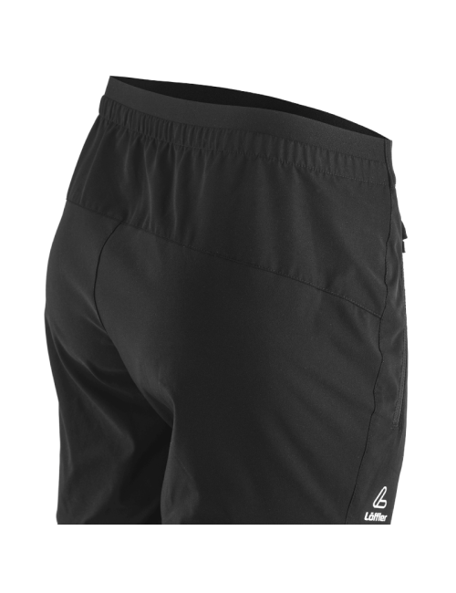 Pantalones de trekking con cremallera Loeffler M Zip-Off Trekking Pants Tapered CSL - Negro