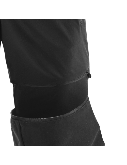 Pantalones de trekking con cremallera Loeffler M Zip-Off Trekking Pants Tapered CSL - Negro