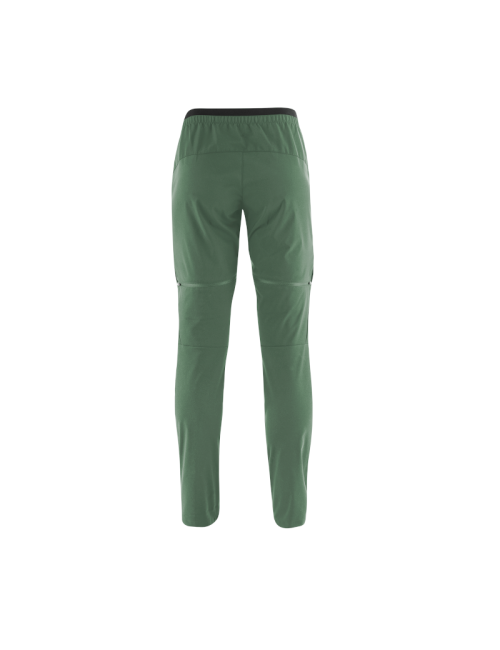 Pantalones de trekking con cremallera Loeffler M Zip-Off Trekking Pants Tapered CSL Pine - Verde