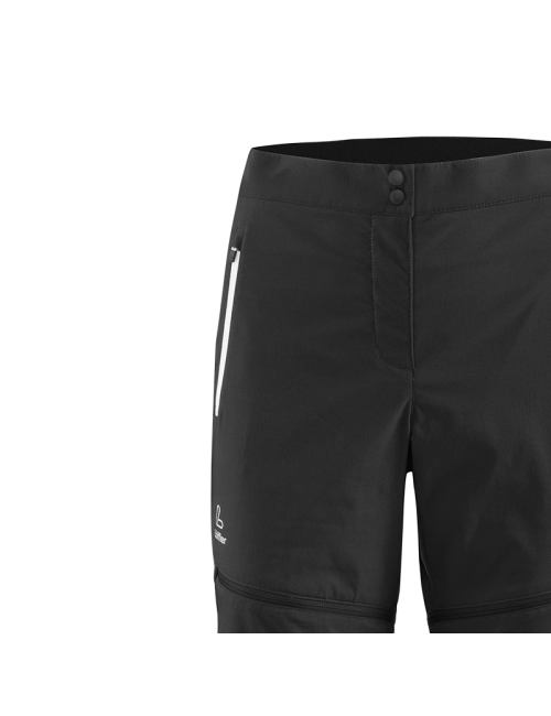 Loeffler zip-off hiking trousers W Zip-Off Trekking Pants Tapered CSL - Black