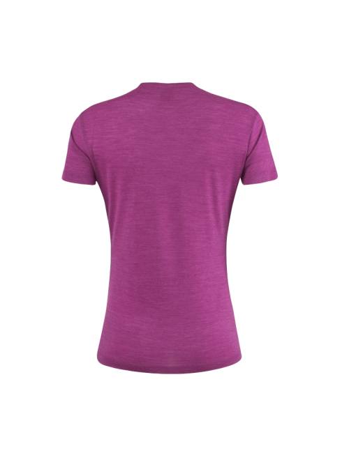 Loeffler shirt short sleeves W Printshirt Country Merino - Tencel™ Purple