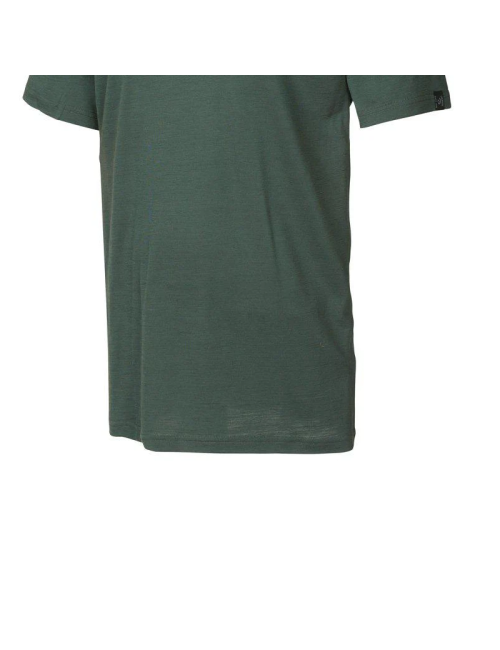 Ivanhoe t-shirt UW Ceasar Sunset for men - 100% extra fine merino wool - Green