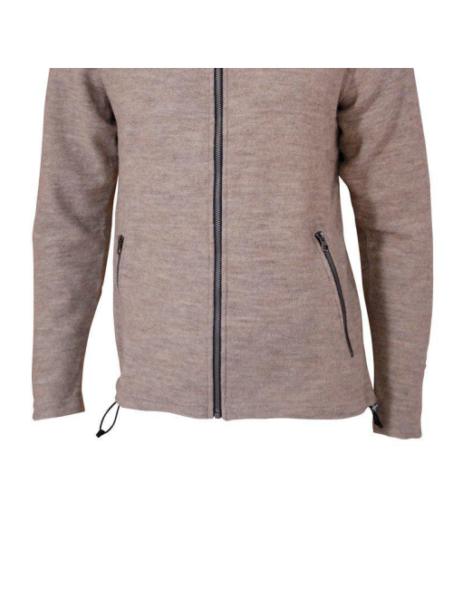 Ivanhoe cardigan Bruno da uomo in lana - Stone - Beige