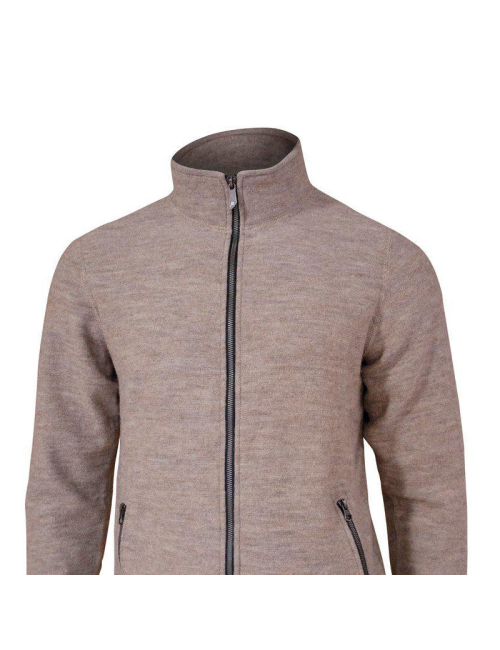 Ivanhoe vest Bruno voor heren van wol - Stone - Beige