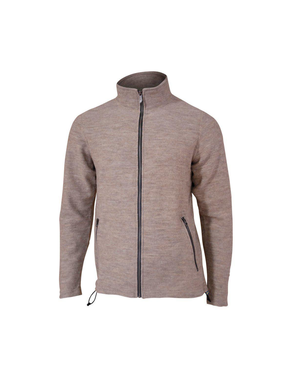 Men's Ivanhoe cardigan Bruno in wool - Stone - Beige