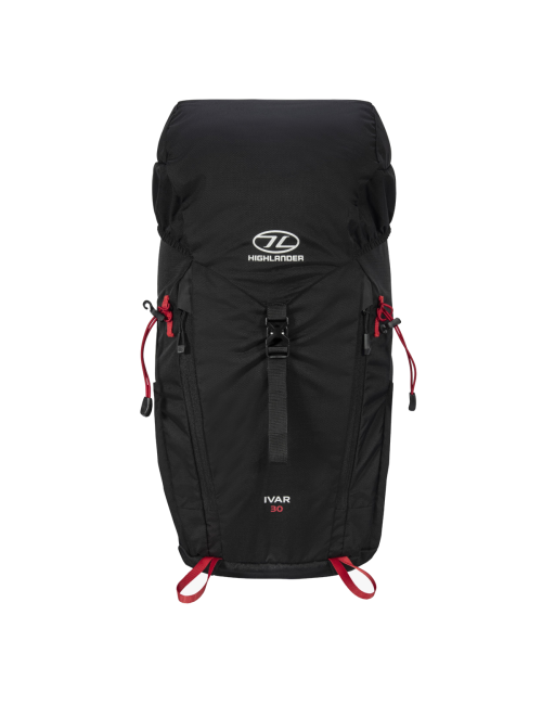 Highlander Rucksack Ivar Rucksack für Männer 30 Liter - Schwarz