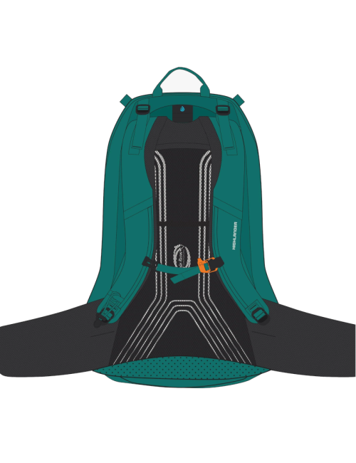 Sac à dos Highlander Vega 40L pour femme Vert - CheapOutdoor