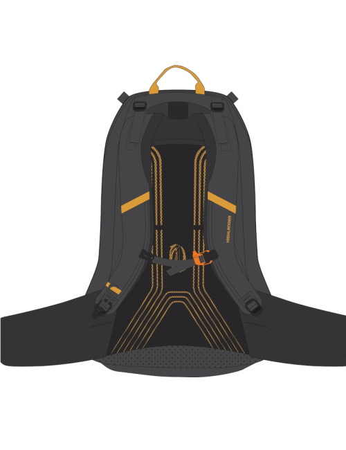 Zaino Highlander Vega Rucksack Graphite da uomo 40 litri - Grigio
