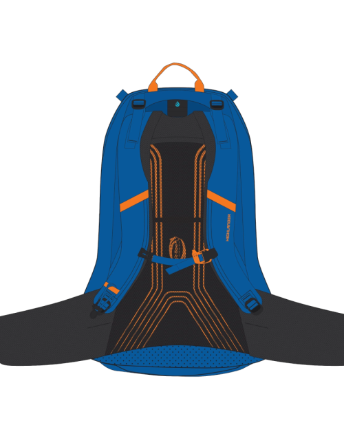 Zaino Highlander Vega Rucksack Sky Blue da uomo 40 litri - Blu