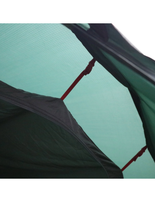 Highlander Respite 2 Pine Green - 2 persoons tunneltent - Groen