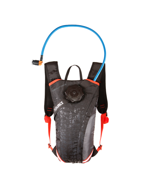Source Trinkrucksack Durapack 2020 Pro 3 Liter - Grau-Schwarz-Fiesta