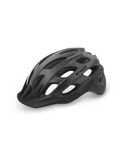R2 fietshelm Cliff - in mold technologie - Zwart