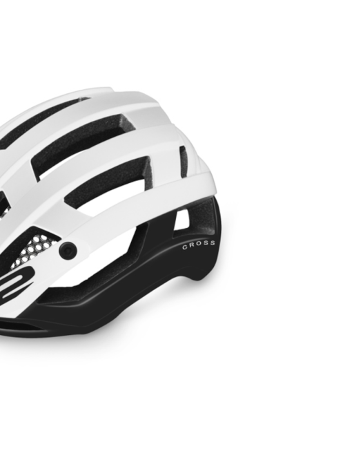 Casco da bicicletta R2 Cross - tecnologia full-wrap in-mold - Bianco