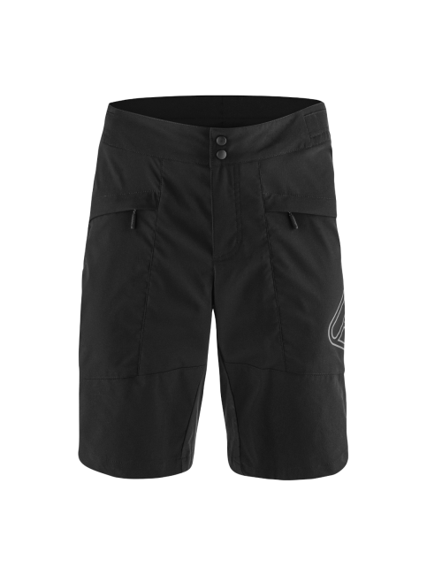 Loeffler Radlerhosen mit Sitzpolster kurz M Bike Shorts Leon-G CSL Herren - Schwarz