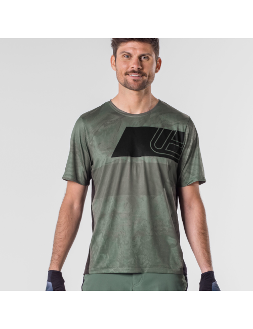 Camiseta ciclismo Loeffler manga corta M MTB Camiseta Ranger Pine - Verde