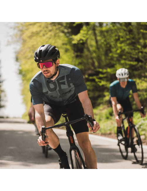 Loeffler maillot cycliste à manches courtes M Bike Jersey FZ Signature Mid Dark Petrol - Bleu