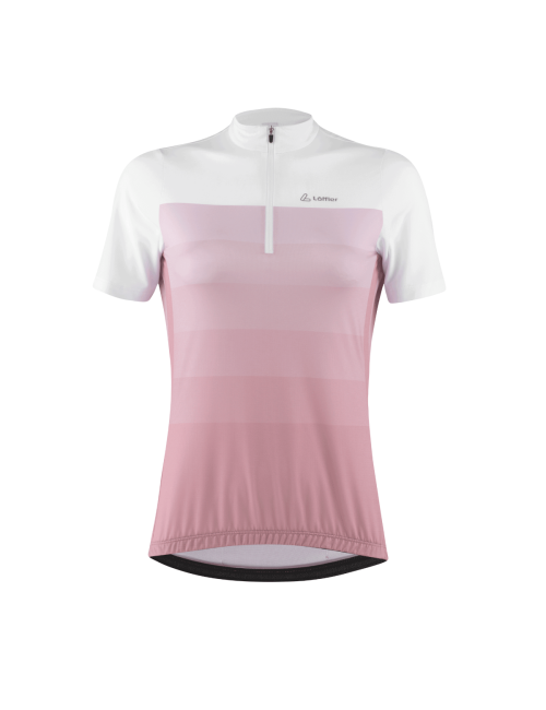 Maglia da ciclismo a maniche corte Loeffler W Bike Jersey HZ Rainbow Mid Rosanne - Rosa