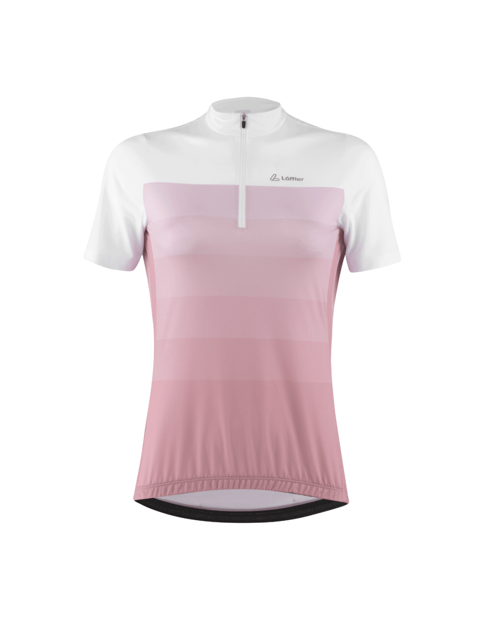 Loeffler fietsshirt korte mouwen W Bike Jersey HZ Rainbow Mid Rosanne - Roze