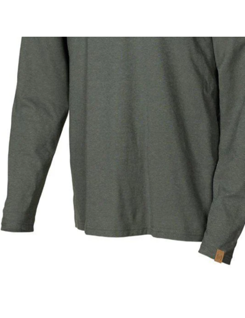 Ivanhoe Hemd langarm GY Eje Hanf Dark Olive für Herren - Bio-Baumwolle - Grün