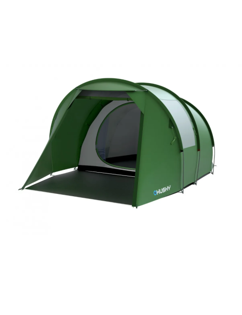 Husky Baul 4 - family tent - 4 berth - Green