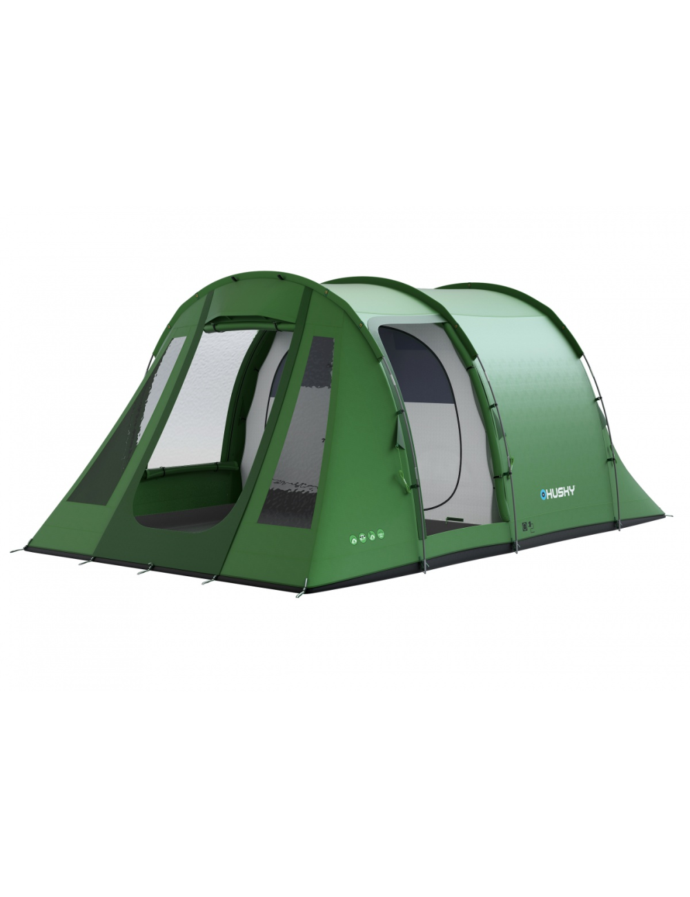 Husky Bolen Dural 5 - familie tent - 5 persoons - Groen
