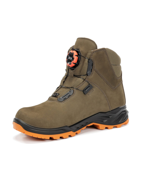 Chiruca Wanderschuhe Cares Boa Hi-Vis - GoreTex Verde - Vibram - Grün
