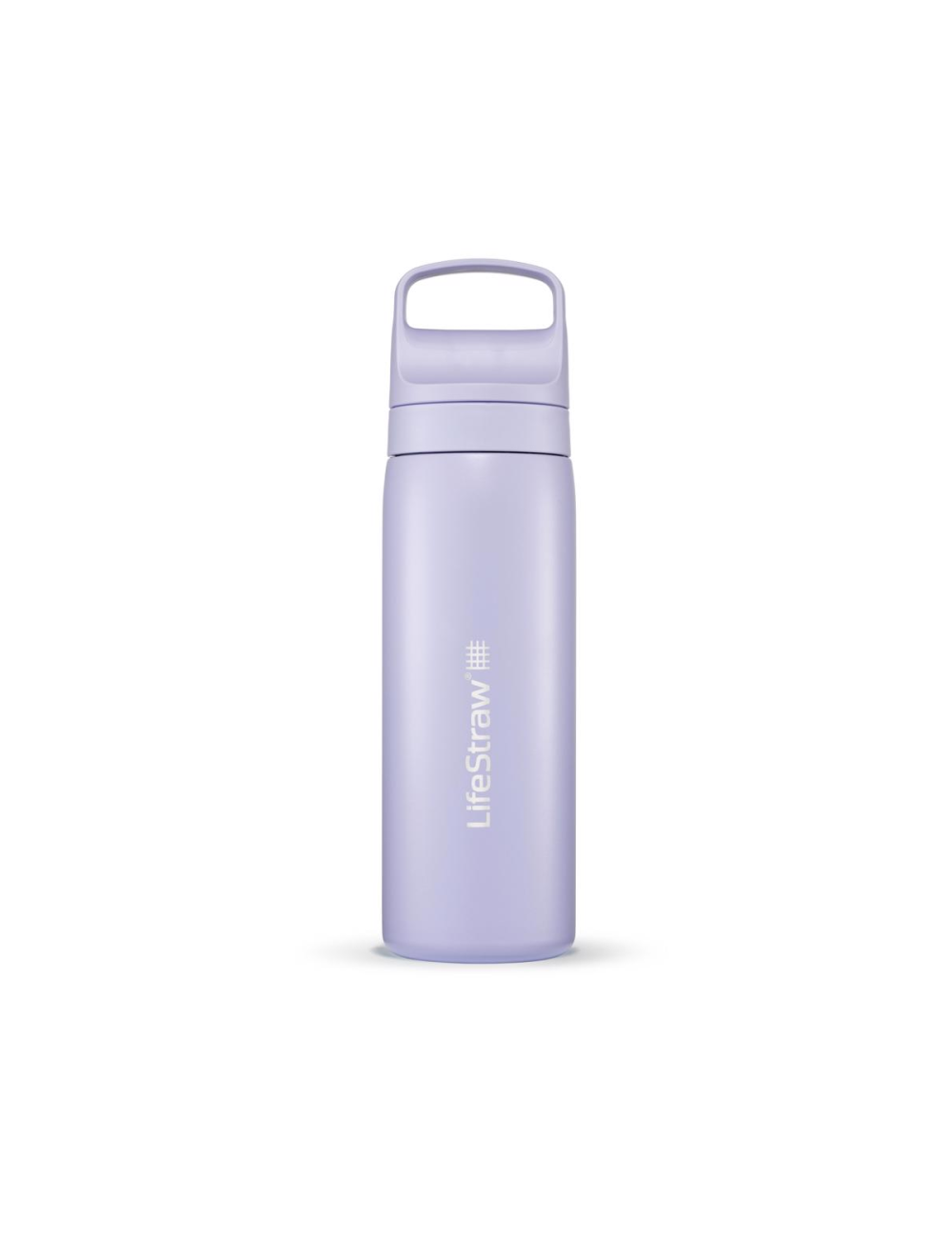 LifeStraw Wasserfilter Flasche Go 2.0 Provence Lila Edelstahl isoliert 500 ml - Lila