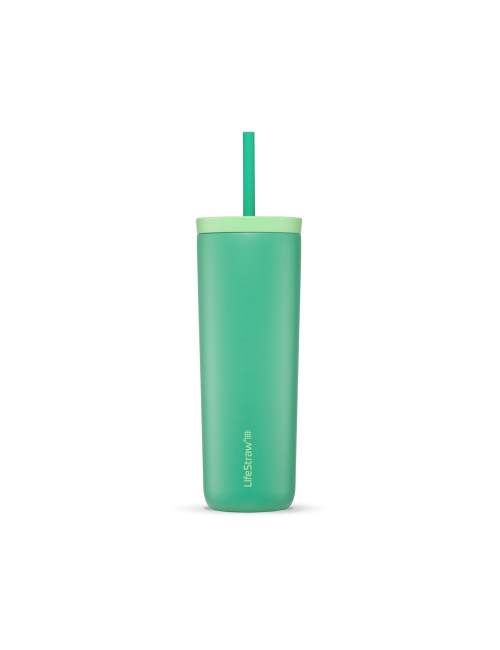 LifeStraw bouteille d'eau filtrante Go Tumbler 500 ml acier inoxydable isolée 500 ml - Vert