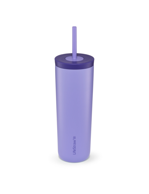 LifeStraw waterfilterfles Go Tumbler 500 ml RVS geïsoleerd 500 ml - Paars