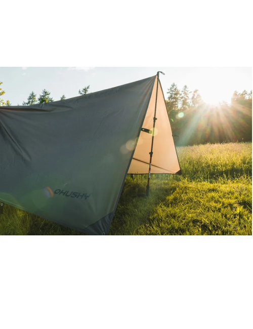 Husky Tarp Rover 300 x 300 - Verde mimetico