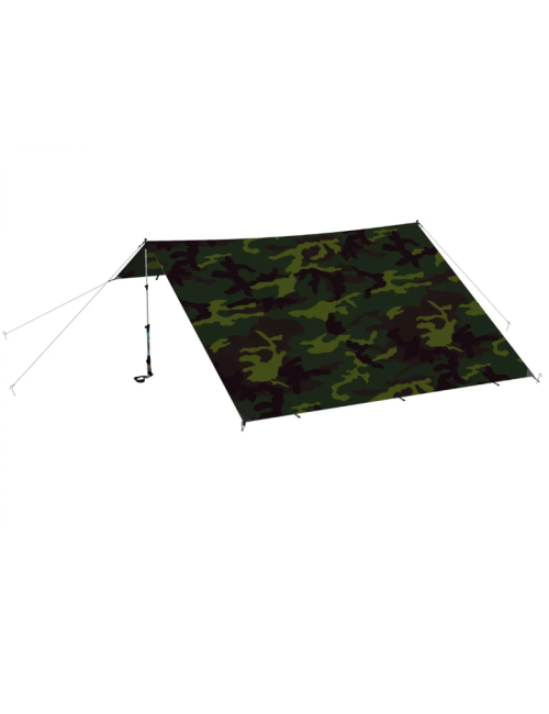 Husky Tarp Rover 300 x 300 - Verde mimetico
