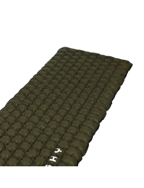 Matelas de couchage gonflable Husky Flippy 8.5 - Valeur R 6 - Vert kaki