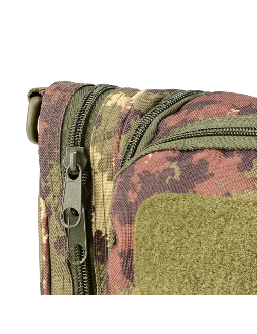 Defcon 5 Borsa da toilette tattica compatta con ampio spazio di archiviazione - Verde mimetico italiano