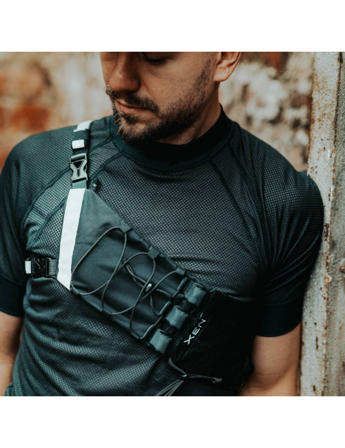 XEN Orbiter RunPack - Ibrido tra cintura da corsa e zaino - Nero