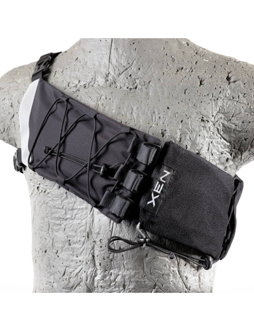 XEN Orbiter RunPack - Ibrido tra cintura da corsa e zaino - Nero