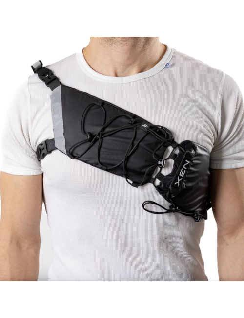 XEN Orbiter TravelBelt - Ibrido tra cintura da corsa e zaino - Nero