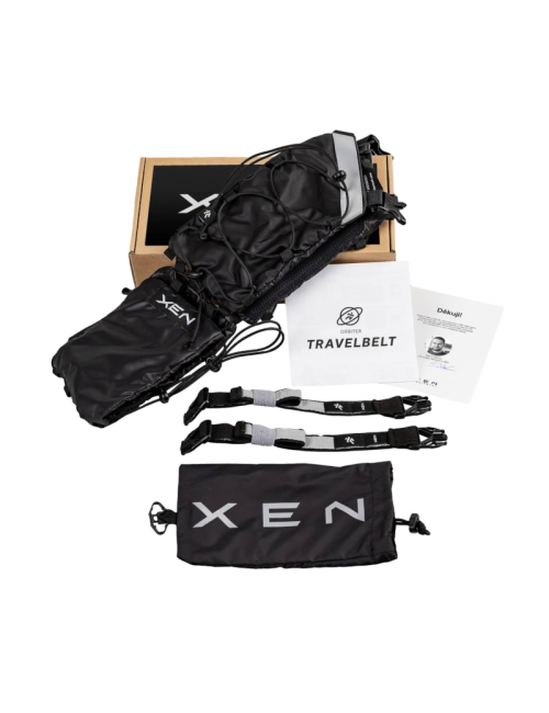 XEN Orbiter TravelBelt - Hybrid zwischen Laufgürtel und Rucksack - Schwarz