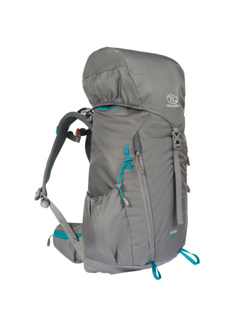 Highlander rugzak Ivar Haar Grey voor dames 25 liter - Grijs