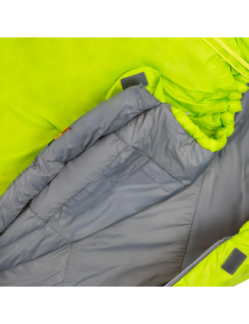Highlander mummyslaapzak Zeta 50 Lime 14°C - Groen