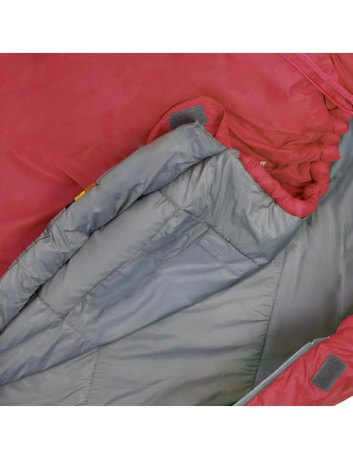 Highlander Zeta 100 Mumienschlafsack - Leichter Sommerschlafsack 10°C - Scarlet Red