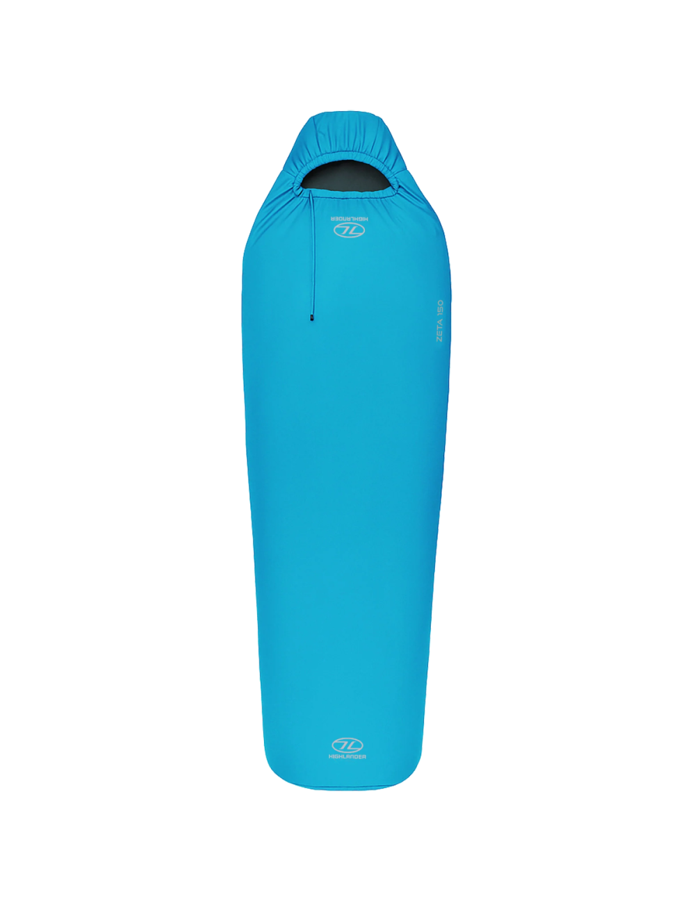 Sacco a pelo Highlander Zeta 150 Mummy - Sacco a pelo leggero estivo 5°C - Blu cielo