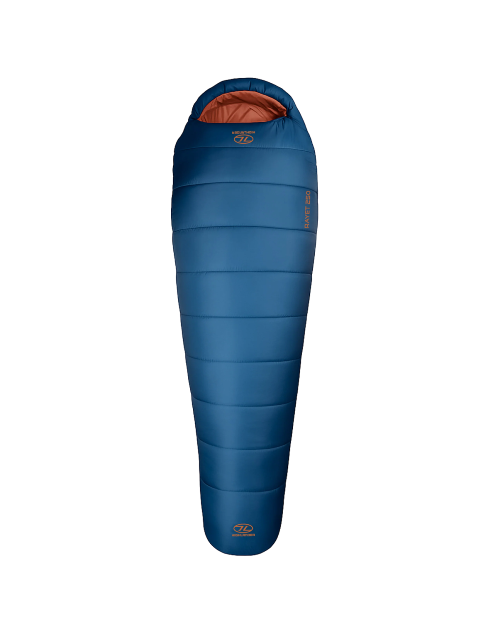Sacco a pelo Highlander Rayet 250 Mummy - Caldo e confortevole fino a 1°C - Blu profondo