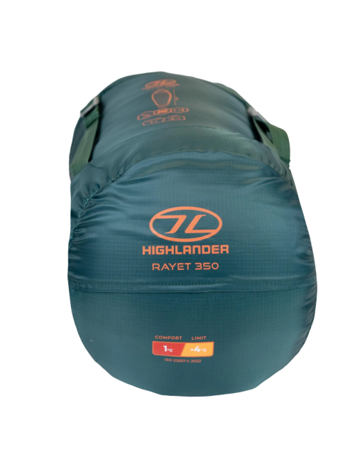 Highlander Rayet 350 Mumienschlafsack - Warm & Komfortabel bis -4°C