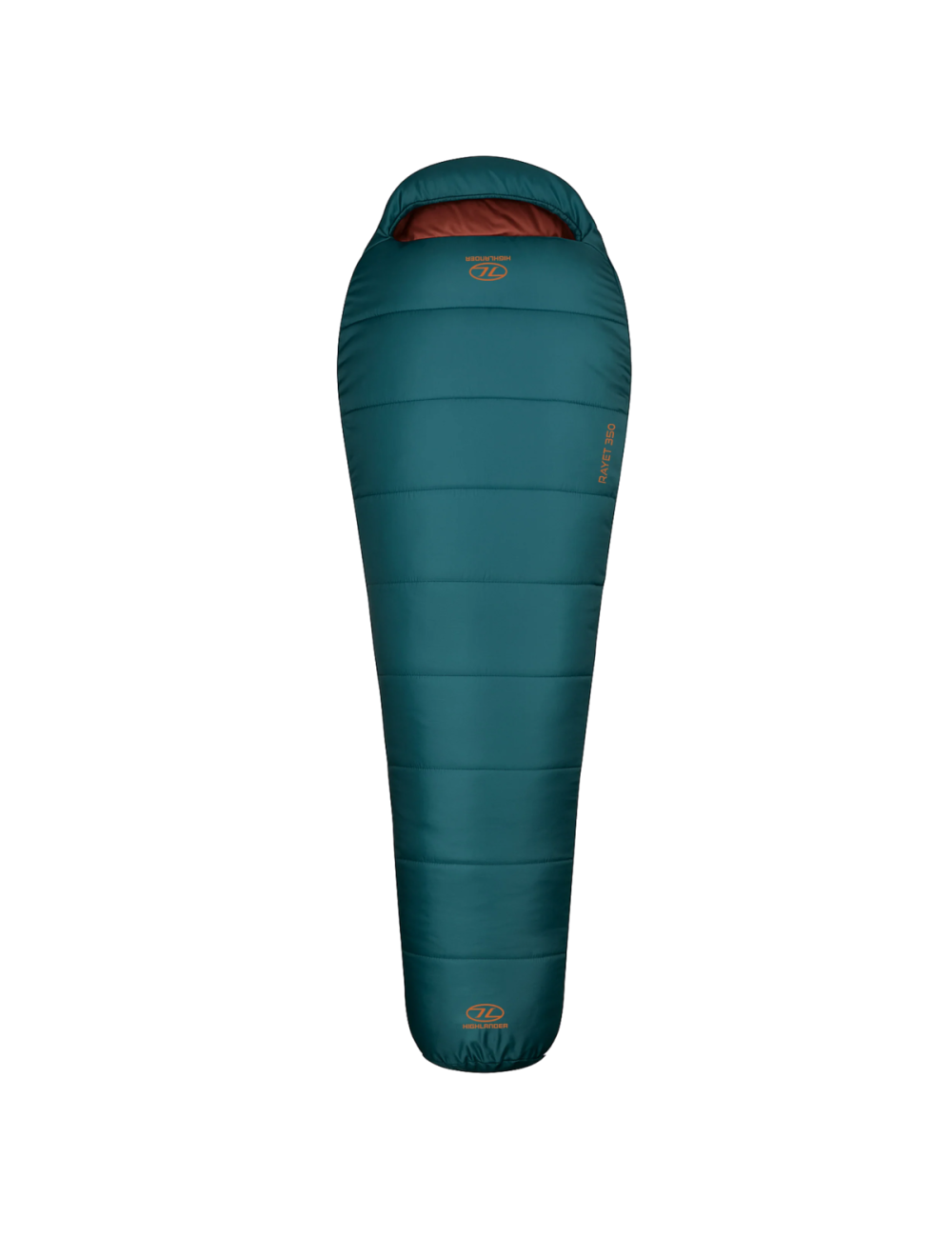 Highlander mummyslaapzak Rayet 350 Pine Green -4°C - Groen
