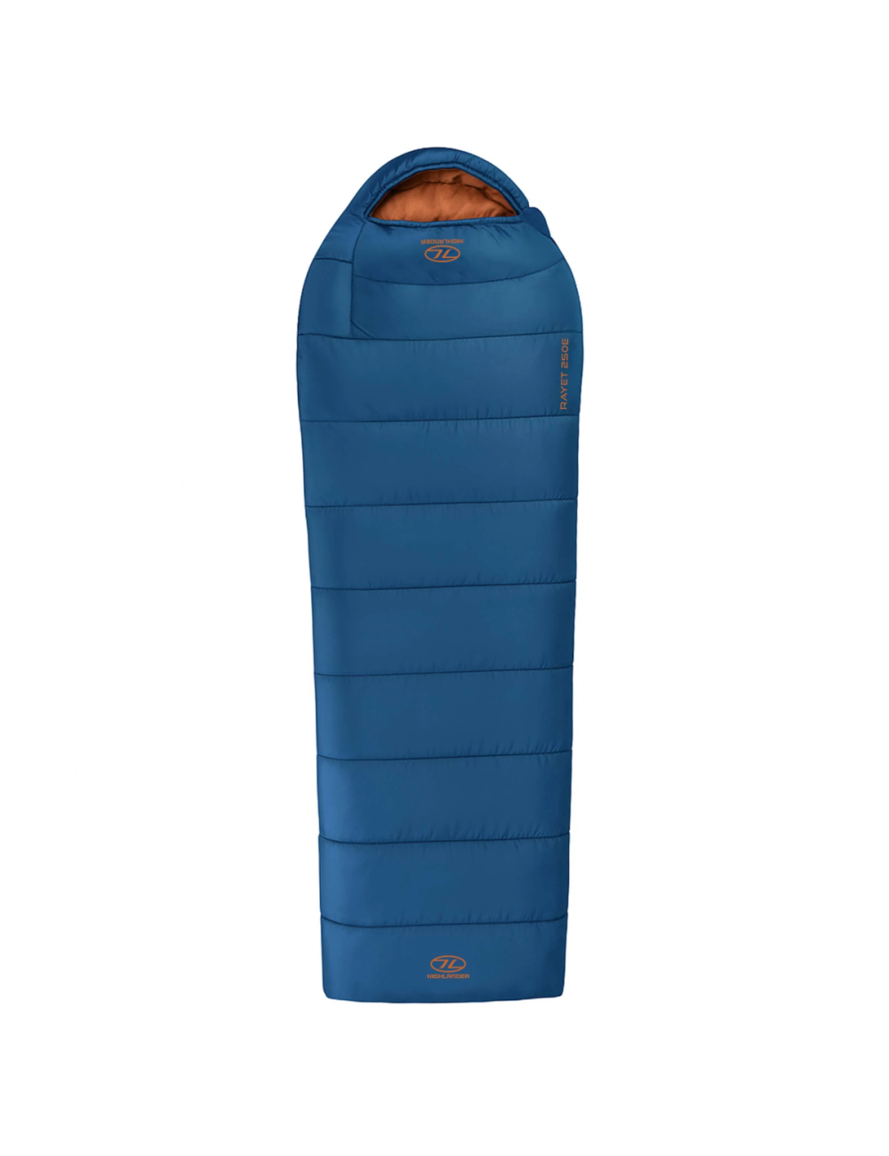 Highlander mummyslaapzak Rayet Hybrid 250E Deep Blue 1°C - Blauw