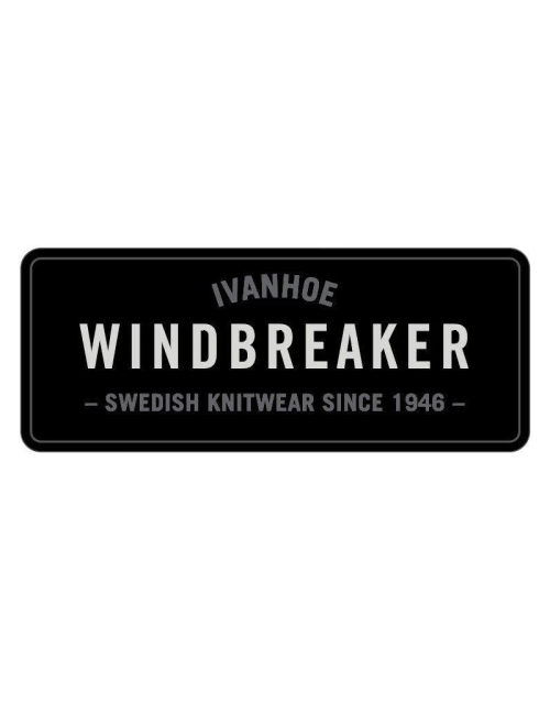 Ivanhoe vest Hadar Half Zip Windbreaker Navy - fine laine mérinos - Bleu